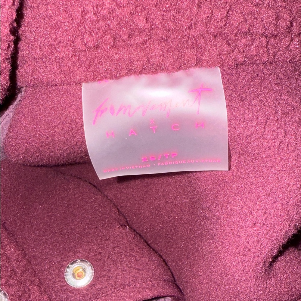 FP Movement Hit The Slopes Fleece Jacket in MAROON Sz XS S L $178 Retail NWT - Picture 9 of 10